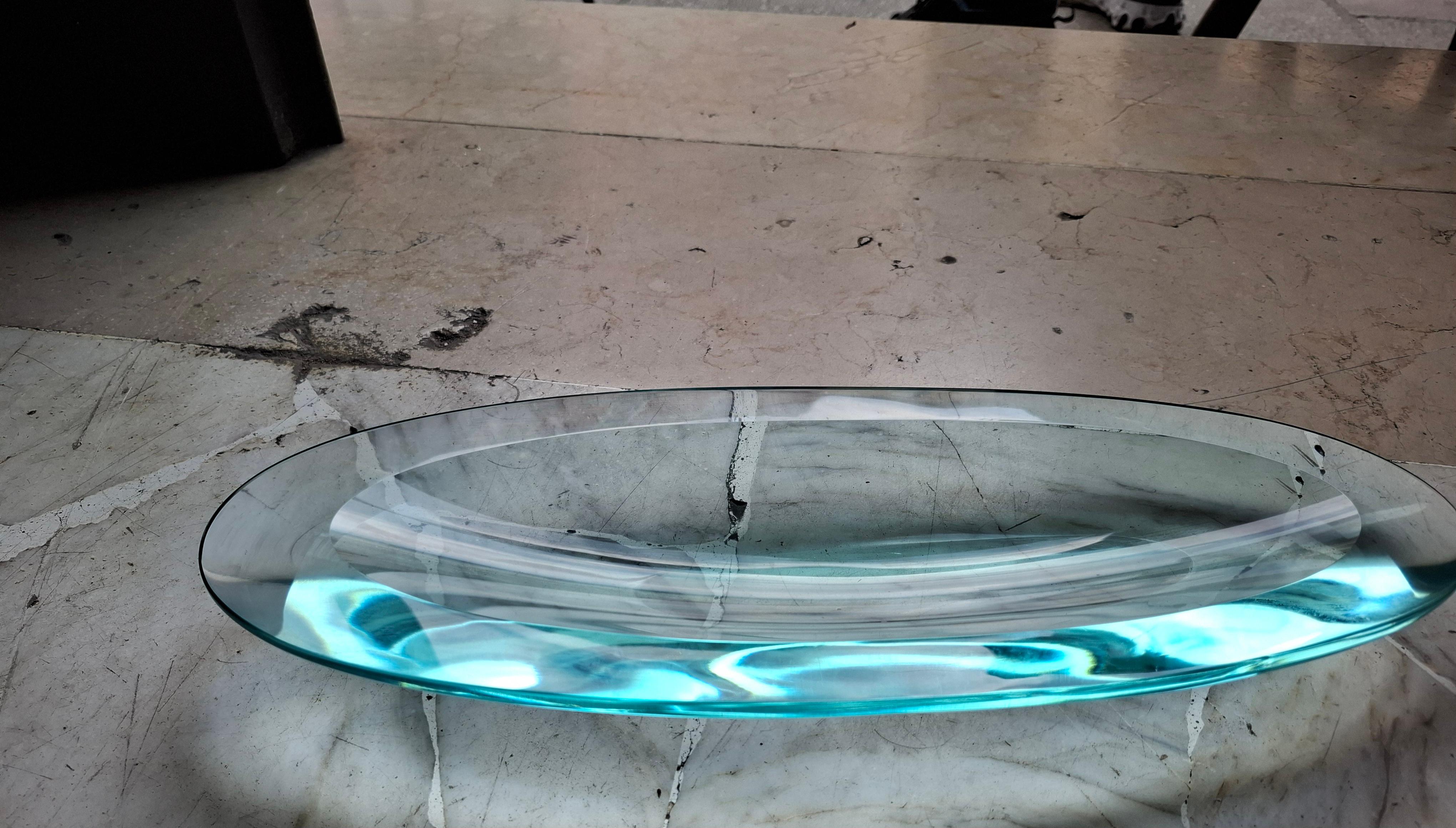 Glass FONTANA ARTE CENTROTAVOLA GLASS 1960 ITALY