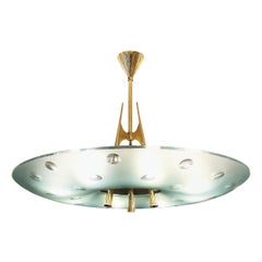 Fontana Arte Chandelier by Max Ingrand, Italy, 1955