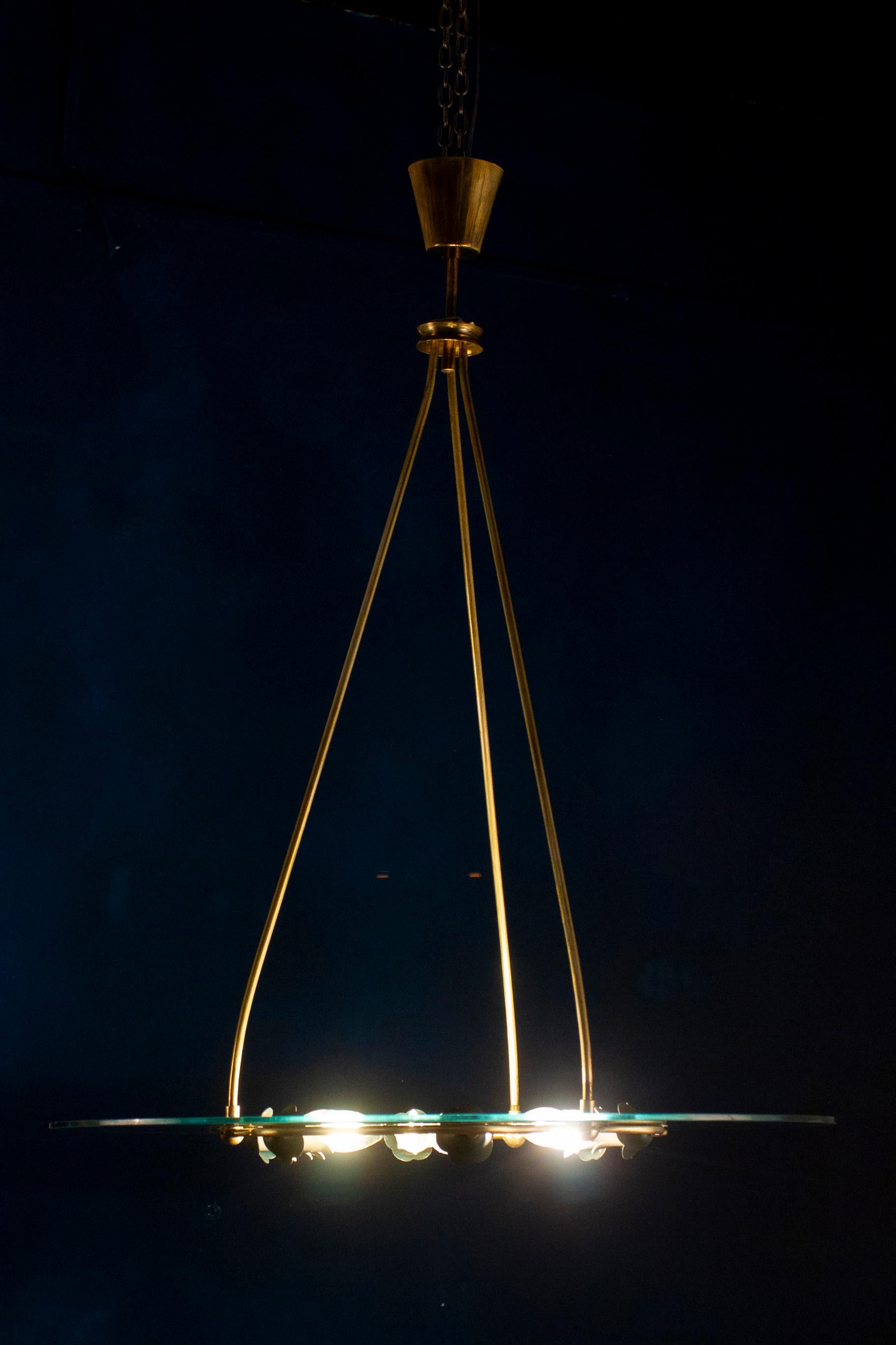 Lámpara de Fontana Arte  de Pietro Chiesa, Italia, década de 1940 en venta 3