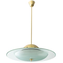 Fontana Arte Chandelier by Pietro Chiesa, Milano, Italy, 1950