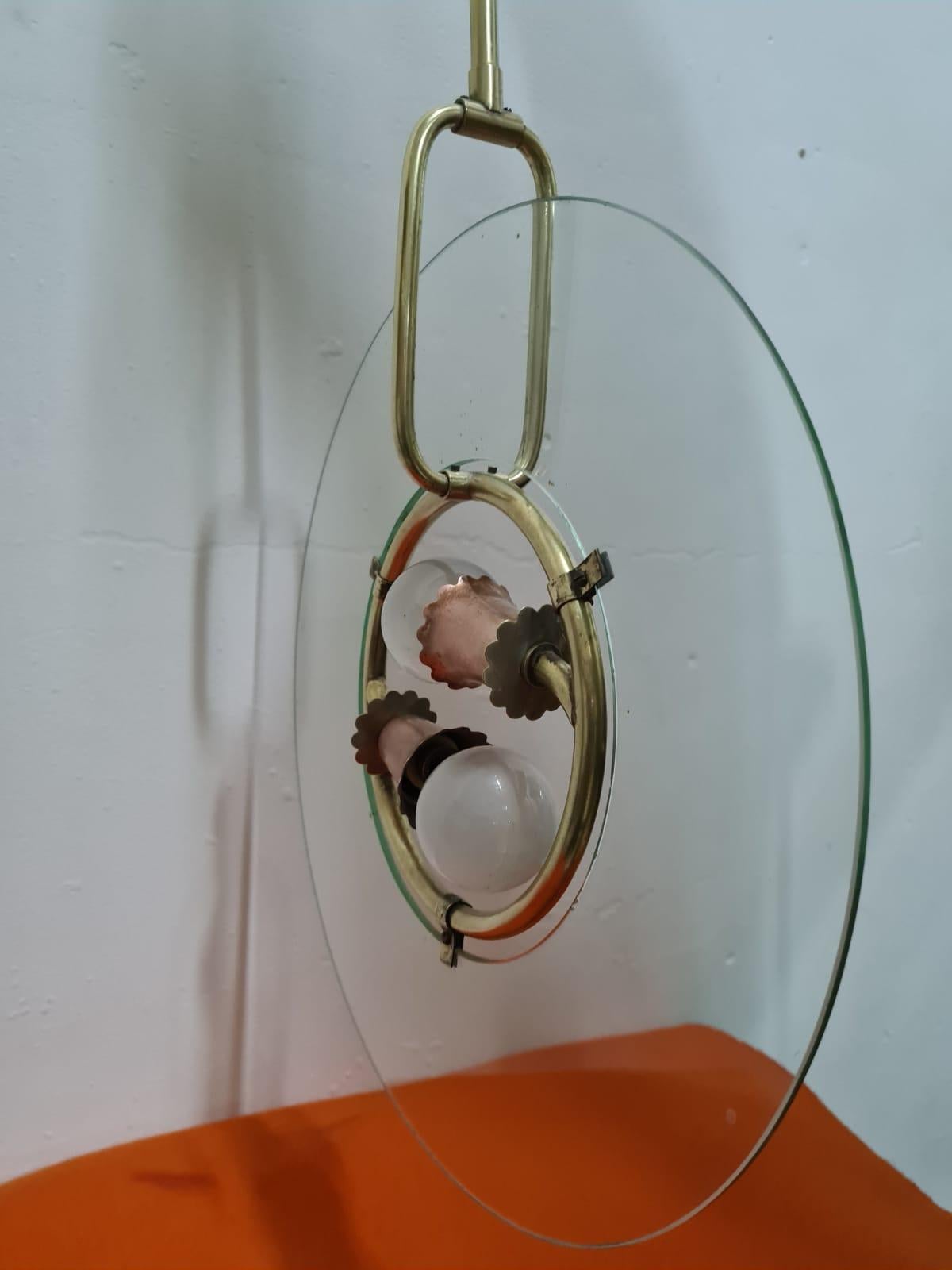 Fontana Arte Chandelier In Good Condition For Sale In Catania, IT