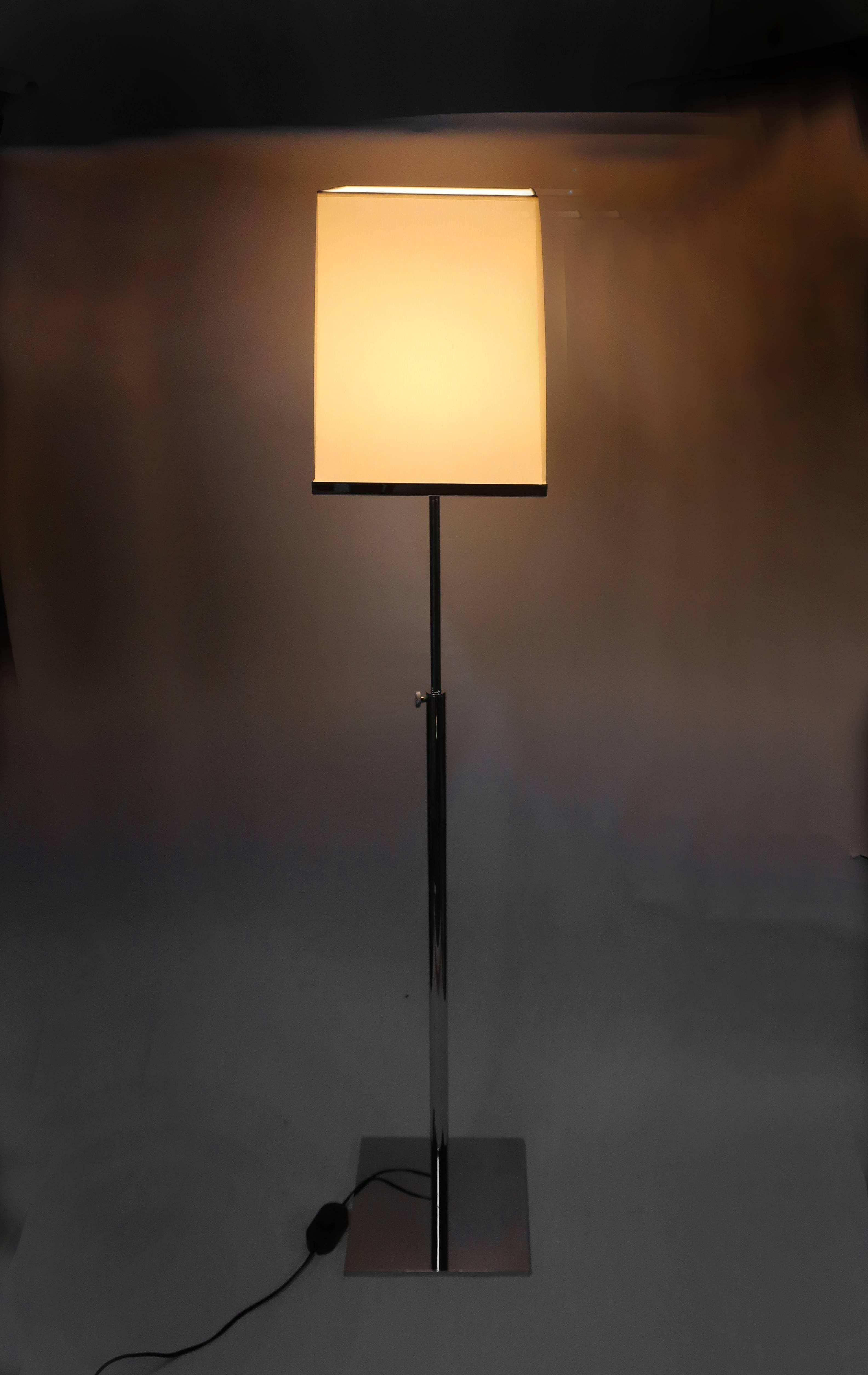 Fontana Arte Chrome Floor Lamp 3