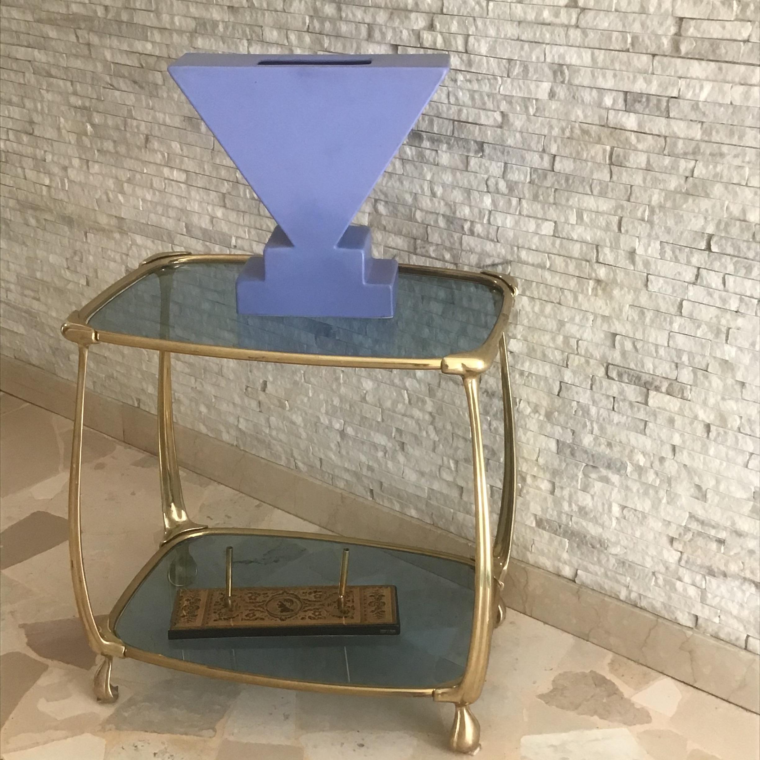 Fontana Arte Coffee Table Brass Glass 1955 Italy In Excellent Condition For Sale In Milano, IT
