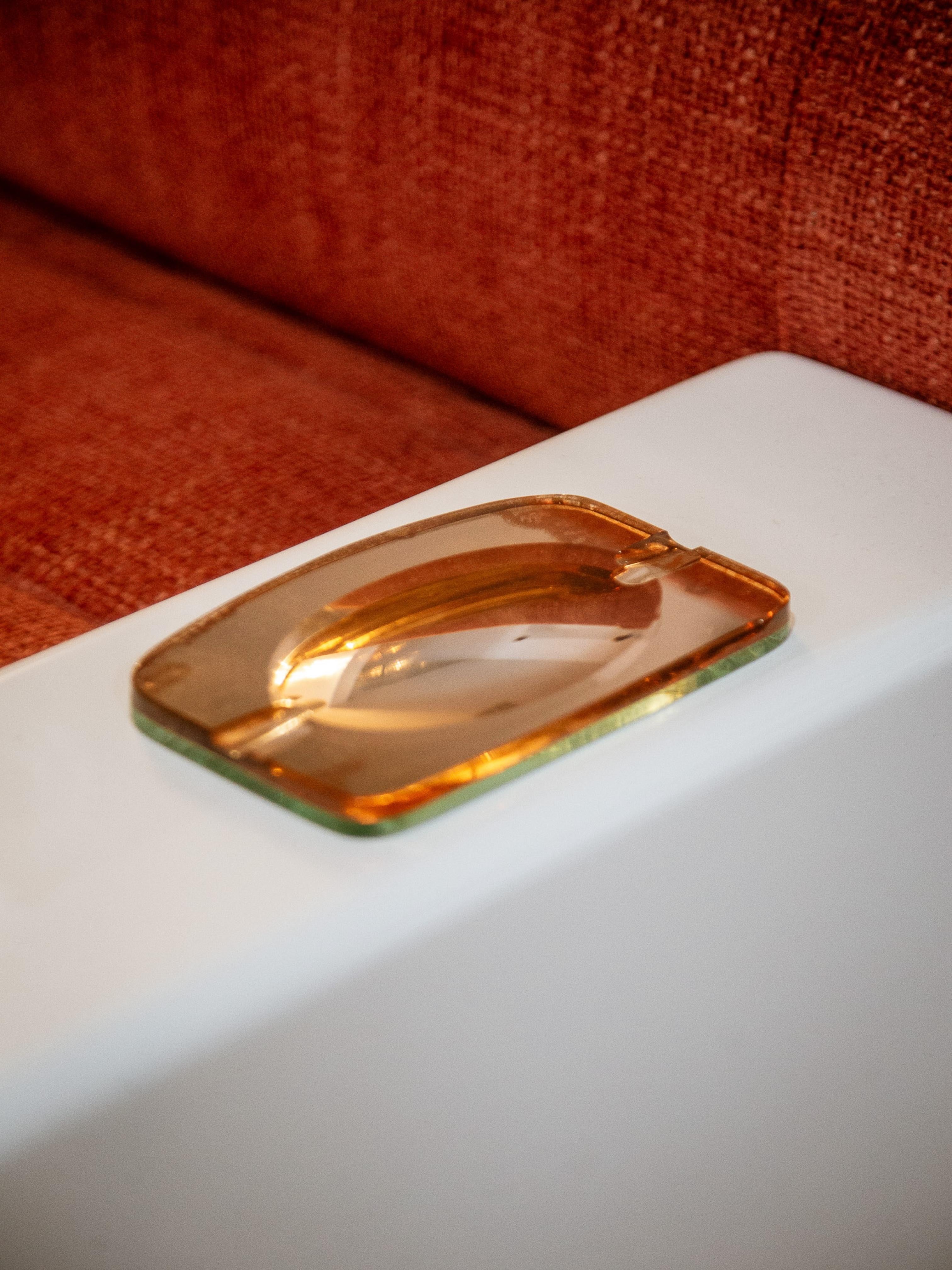 Italian Veca Complete Bathroom Set in Chrome & Murano Glass For Sale
