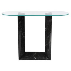 Used Fontana Arte, Console in Marble and Glass, 1970s