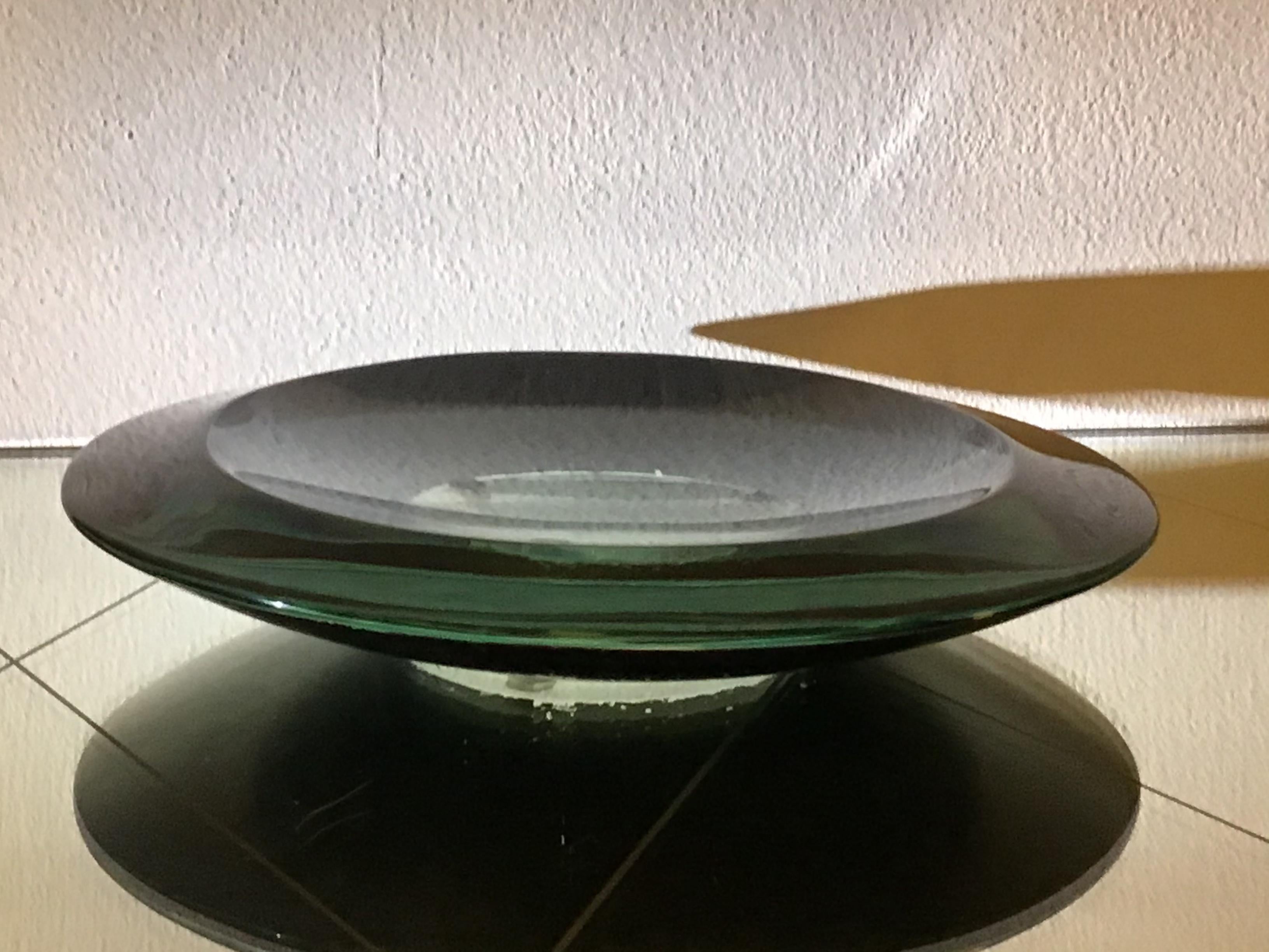 Mid-20th Century Fontana Arte Coppa Cristallo Grosso Spessore Curvato, 1959, Italy For Sale