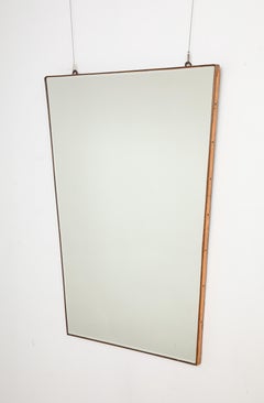 Fontana Arte Copper Framed Mirror, Italy, circa 1940