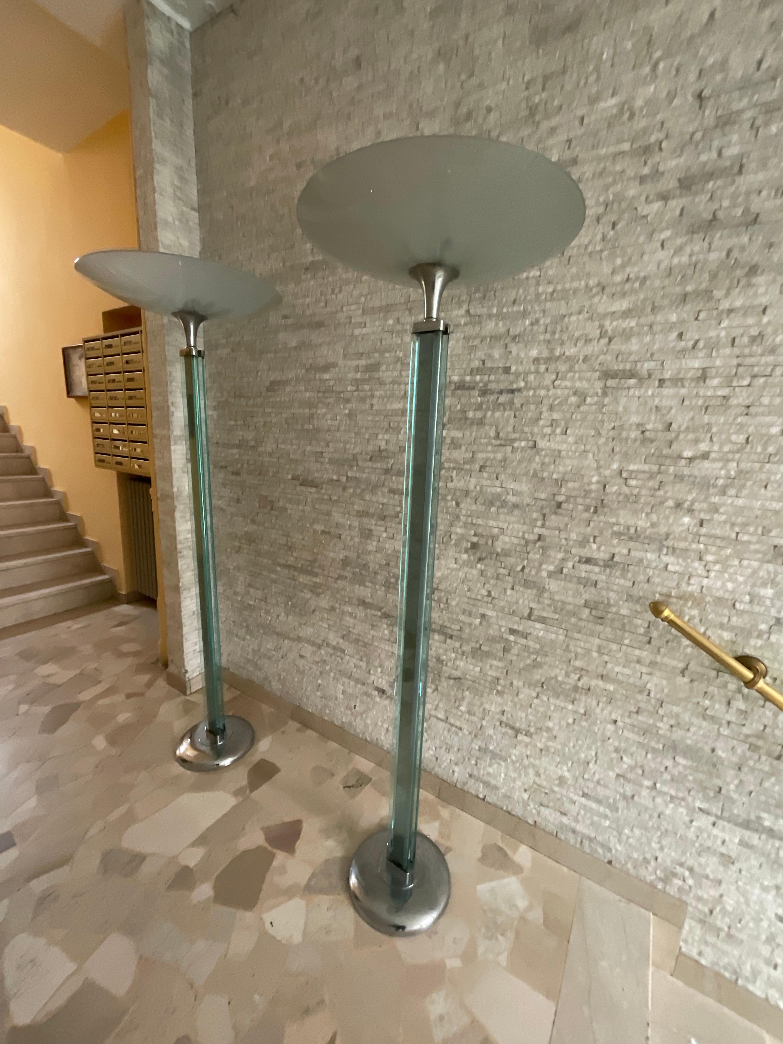 FONTANA ARTE - Paar Stehlampen - MADE IN ITALY 1970. (Sonstiges)