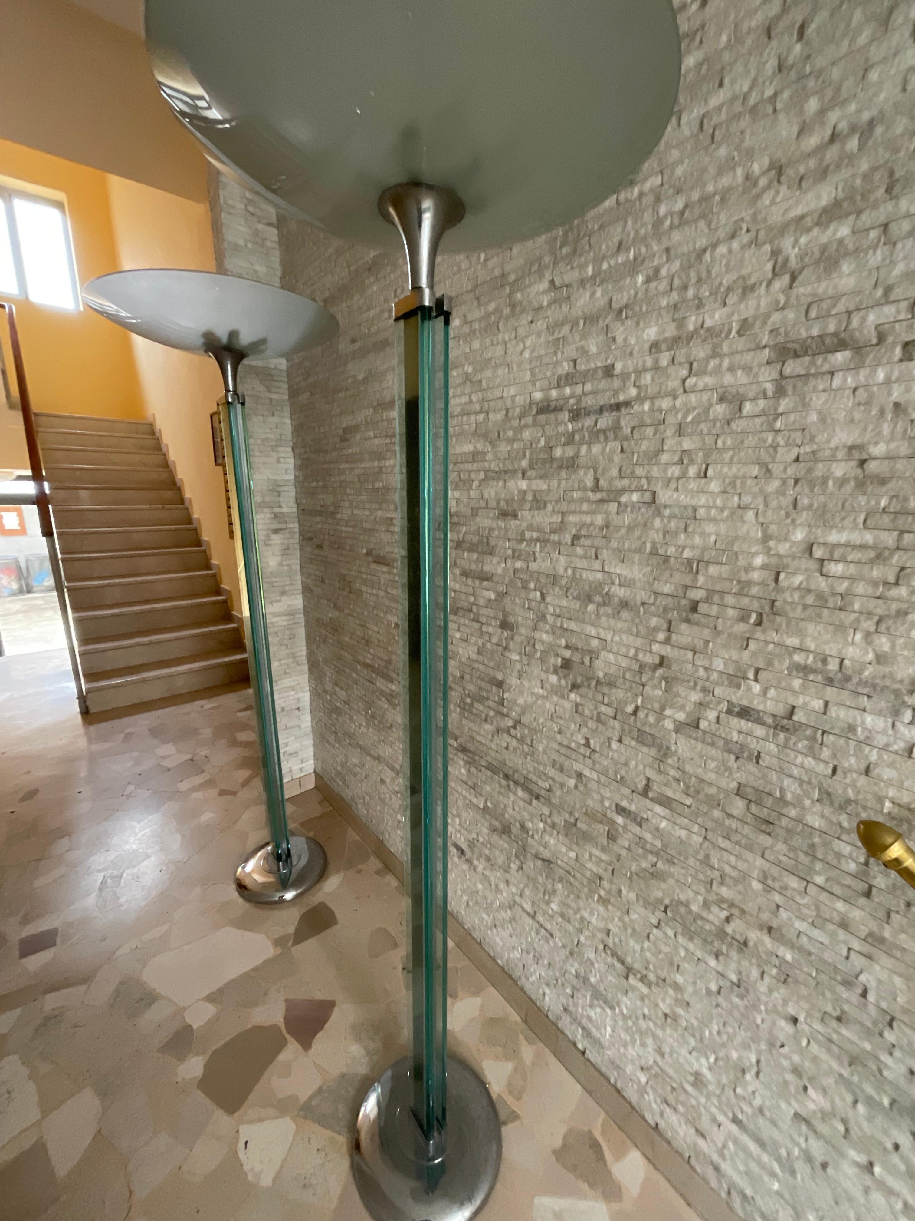 FONTANA ARTE - Paar Stehlampen - MADE IN ITALY 1970. 2