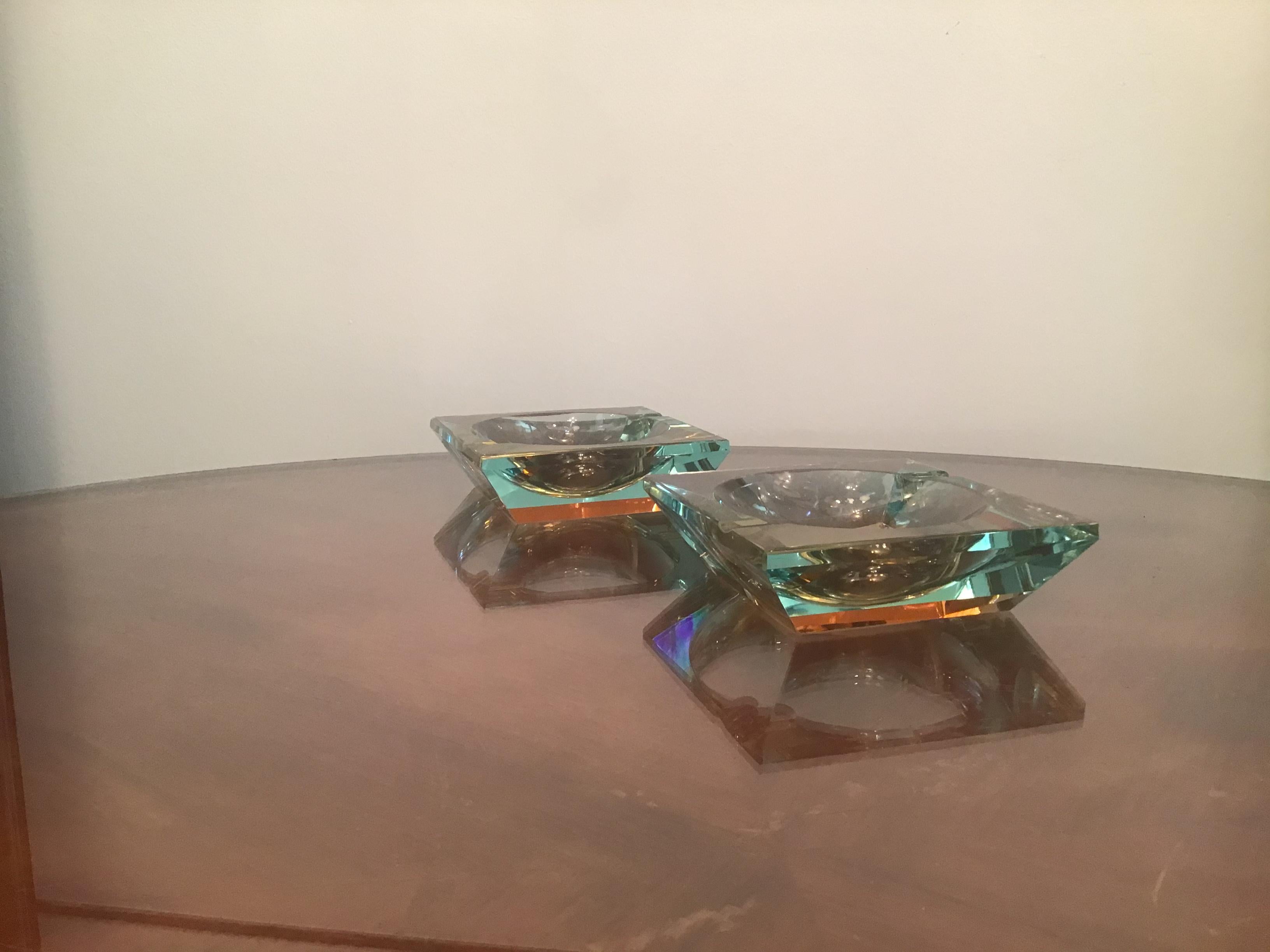 Fontana Arte Couple Empty Pockets Glass, 1950, Italy For Sale 10