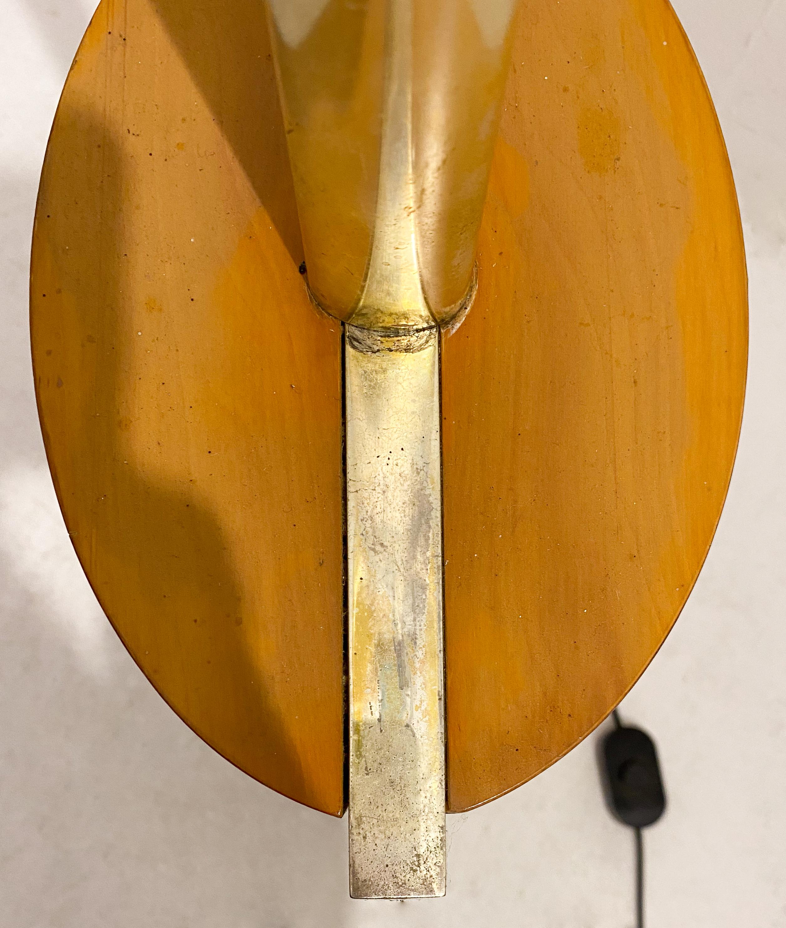 Stehlampe Fontana Arte von Nathalie Grenon aus Glas und Holz, Italien, 1990 im Angebot 2