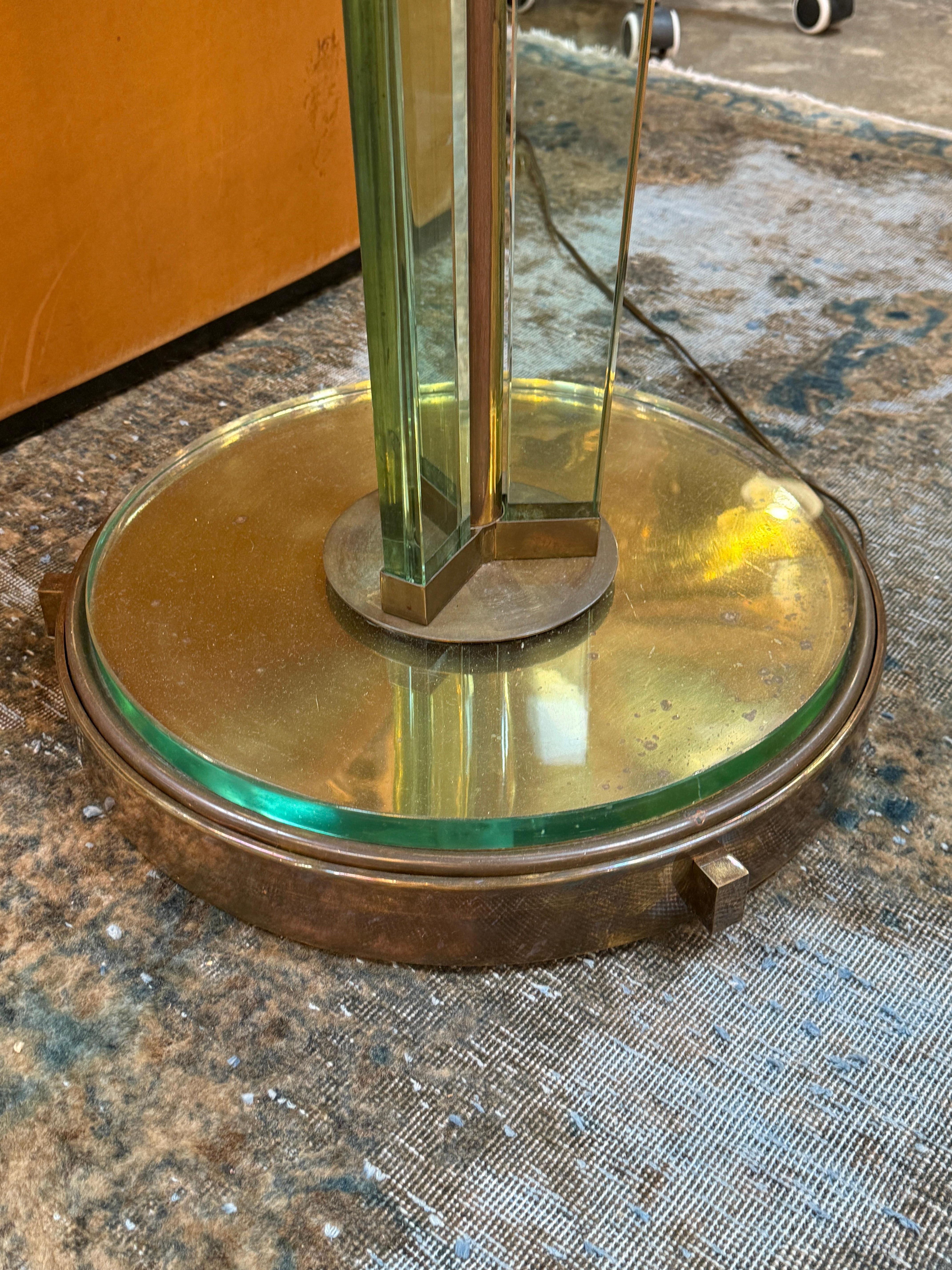 Lámpara de pie Fontana Arte, Italia 1940 Italiano en venta