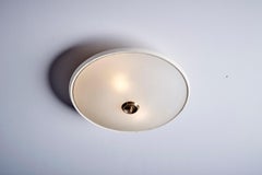 Mid-Century Modern Fontana Arte Flush Mount Ceiling Light, 1950s