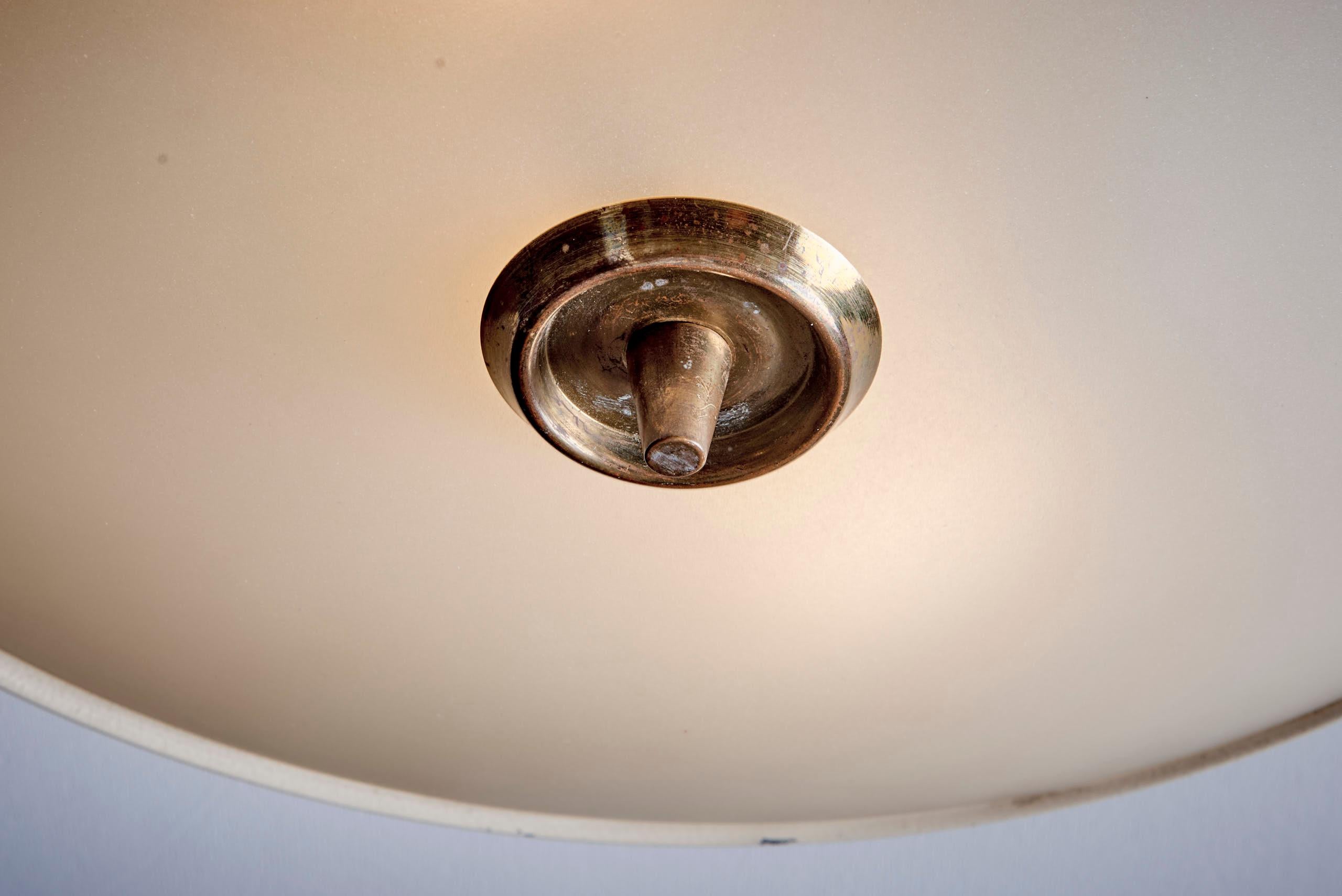 Fontana Arte Flush Mount Ceiling Light For Sale 1