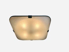 Fontana Arte flush mount ceiling light Model 1485, Italy circa 1960s