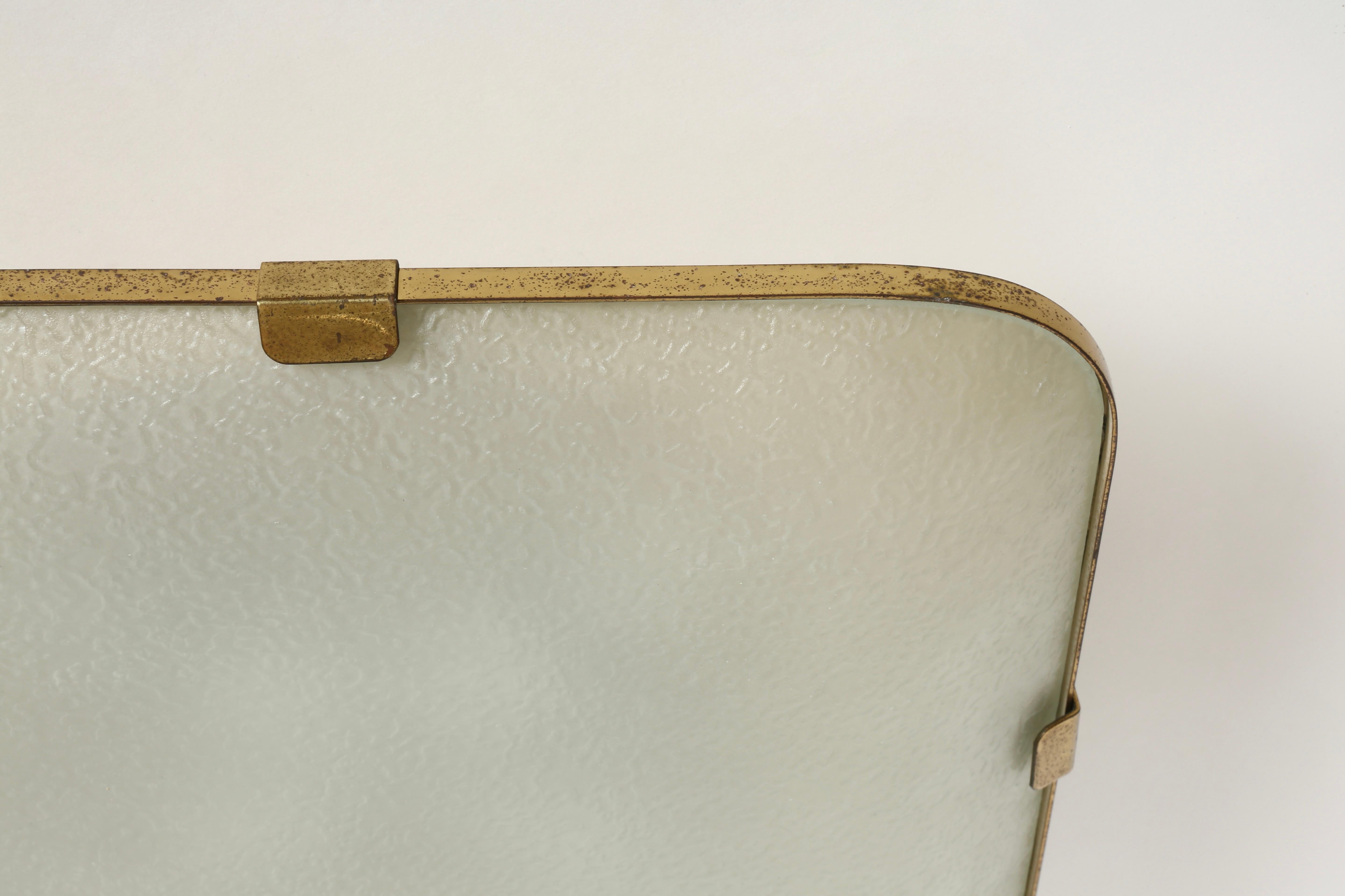 Métal Plafonnier à encastrer de Fontana Arte Model No 1485, Italie vers les années 1960 en vente