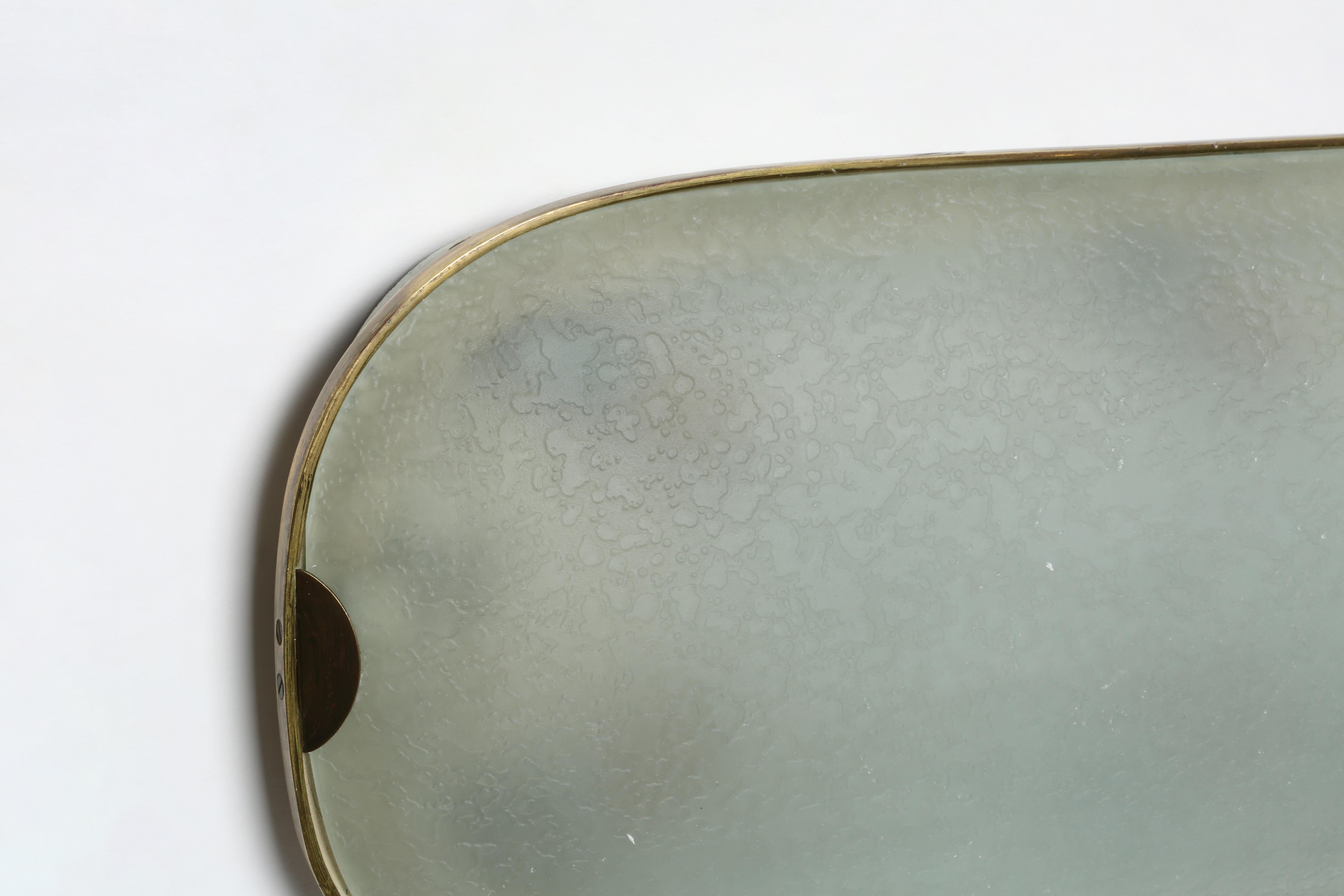 Fontana Arte Flush Mount Light, Italy 1960s For Sale 2