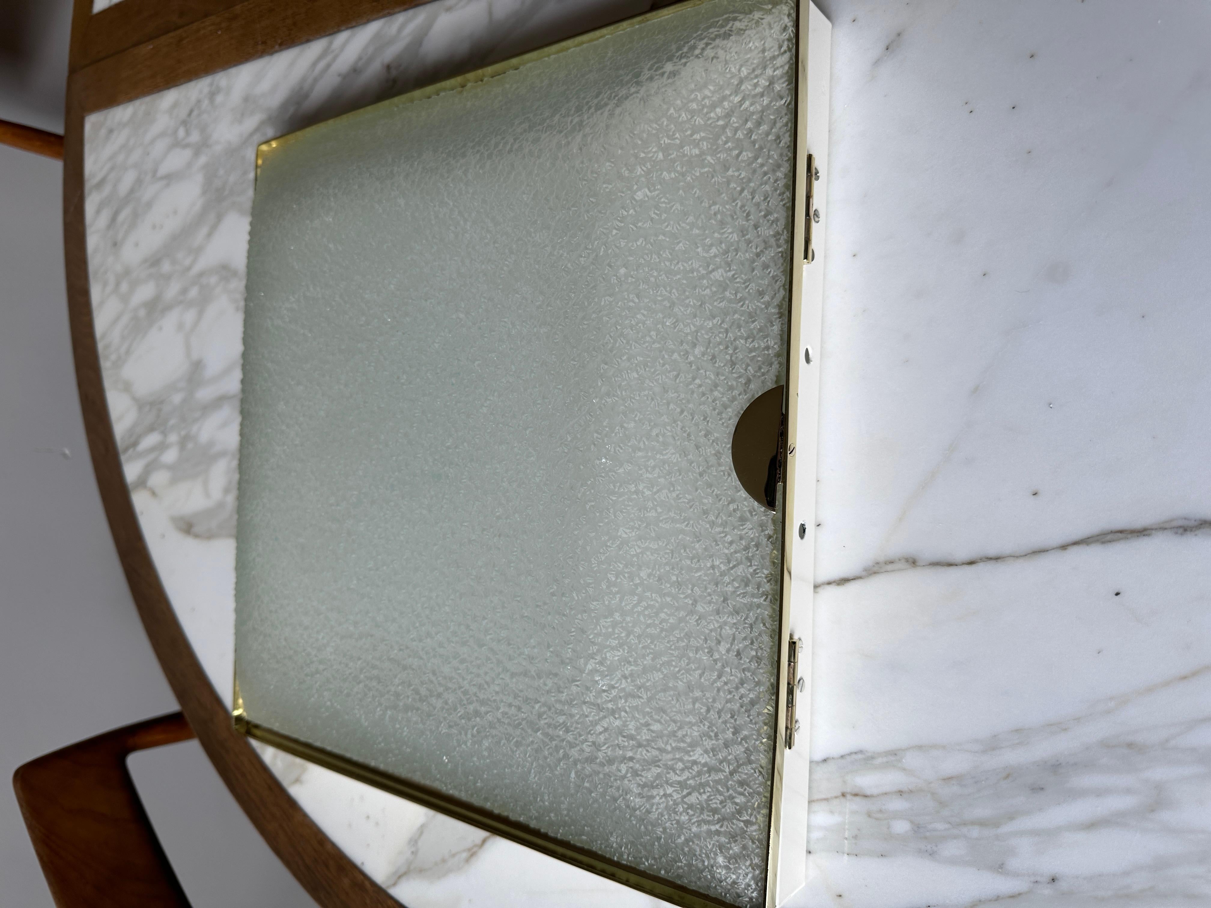 Fontana Arte, lampe à encastrer, modèle 1940, Italie, vers les années 1960. en vente 10