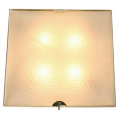 Fontana Arte flush mount light model 1940, Italy circa 1960s
