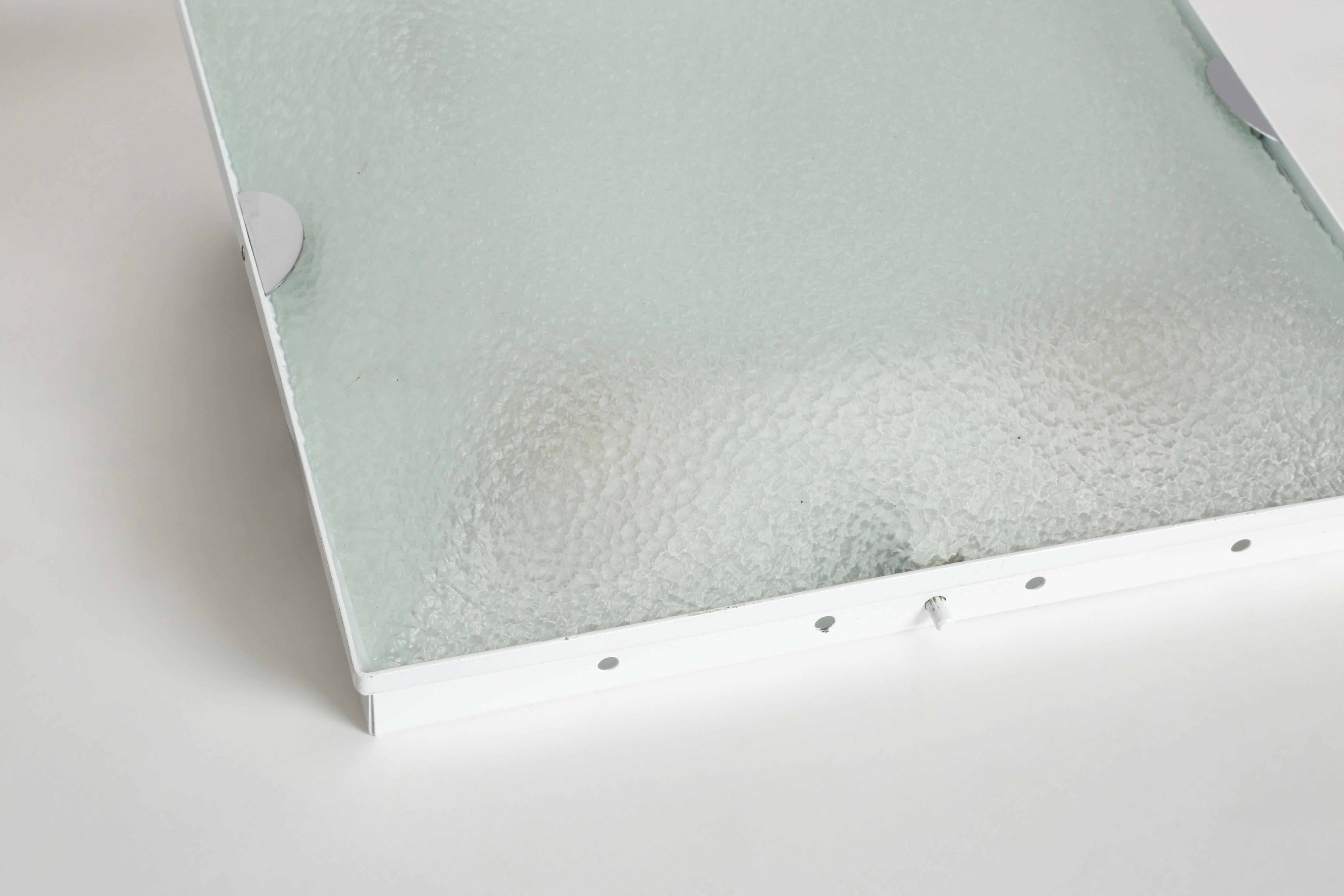 Métal Fontana Arte, lampe à encastrer, modèle 1940, Italie, vers les années 1960. en vente