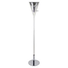 Fontana Arte Flute Torchiere Floor Lamp Designed by Franco Raggi