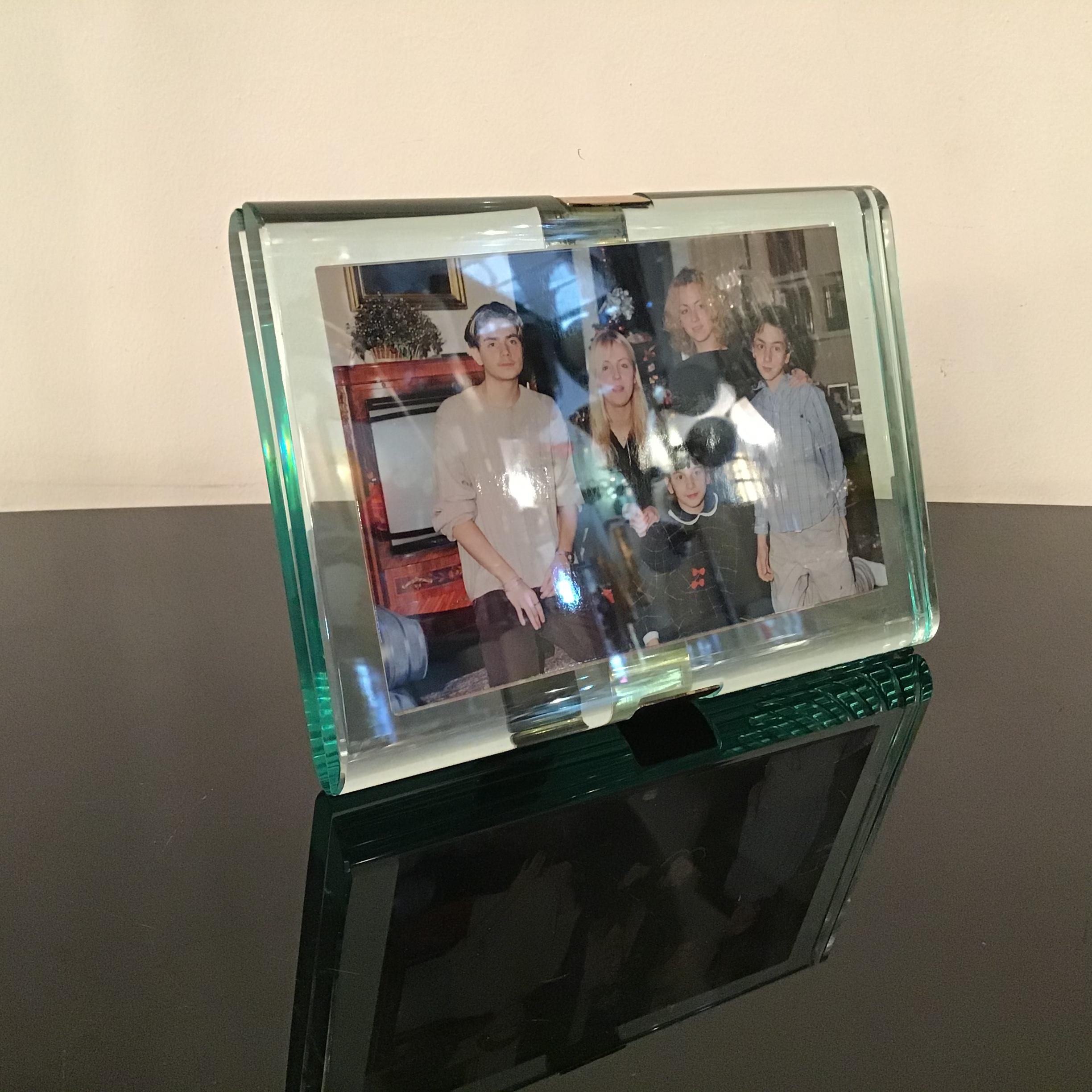 Fontana Arte-Rahmen aus Messingglas, 1950, Italien im Zustand „Hervorragend“ im Angebot in Milano, IT