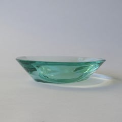 Fontana Arte freeform glass ashtray, Italy 1950s