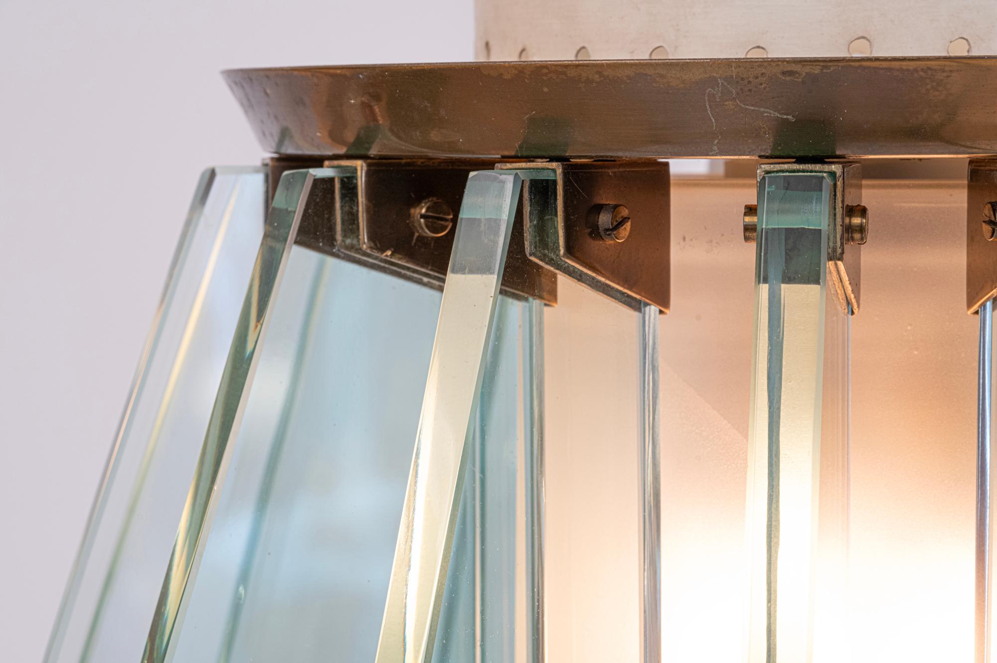 Rare mid century chandelier by Dominici Brazil c1950 For Sale 1