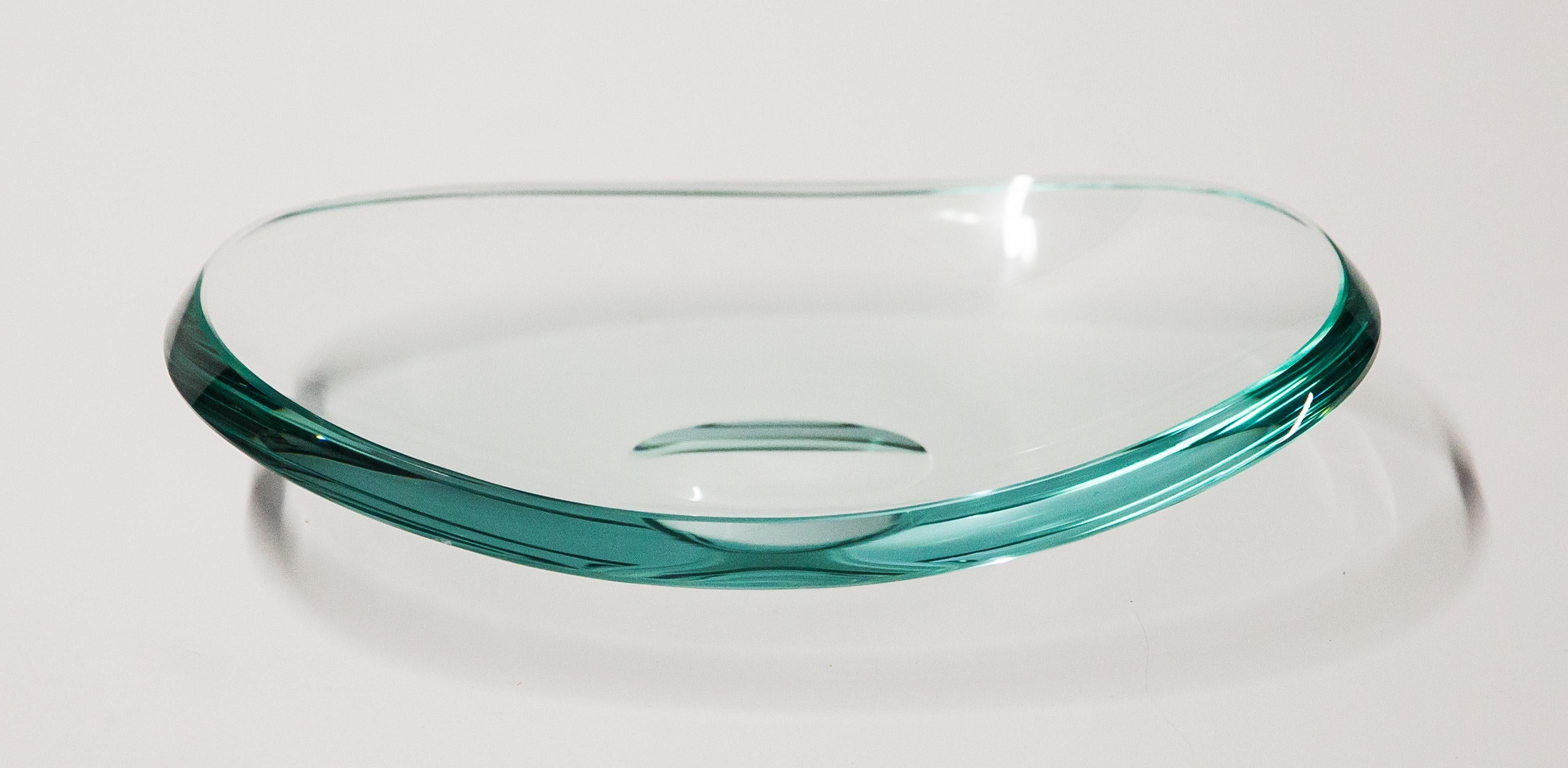 Italiano Ciotola in vetro Fontana Arte 1960 in vendita