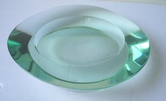 Fontana Arte Vetro/Cristallo, Piatto, Videopoche, Forma libera Firmato FX