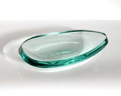 Plato de cristal Fontana Arte o Vide Poche de Max Ingrand