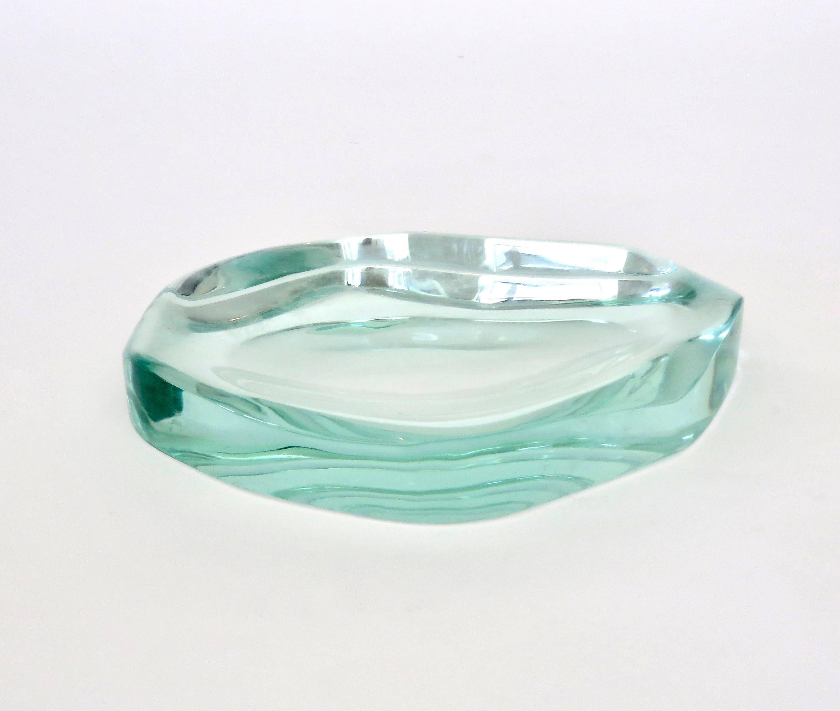 Fontana Arte Glass Dish or Vide Poche by Max Ingrand 1