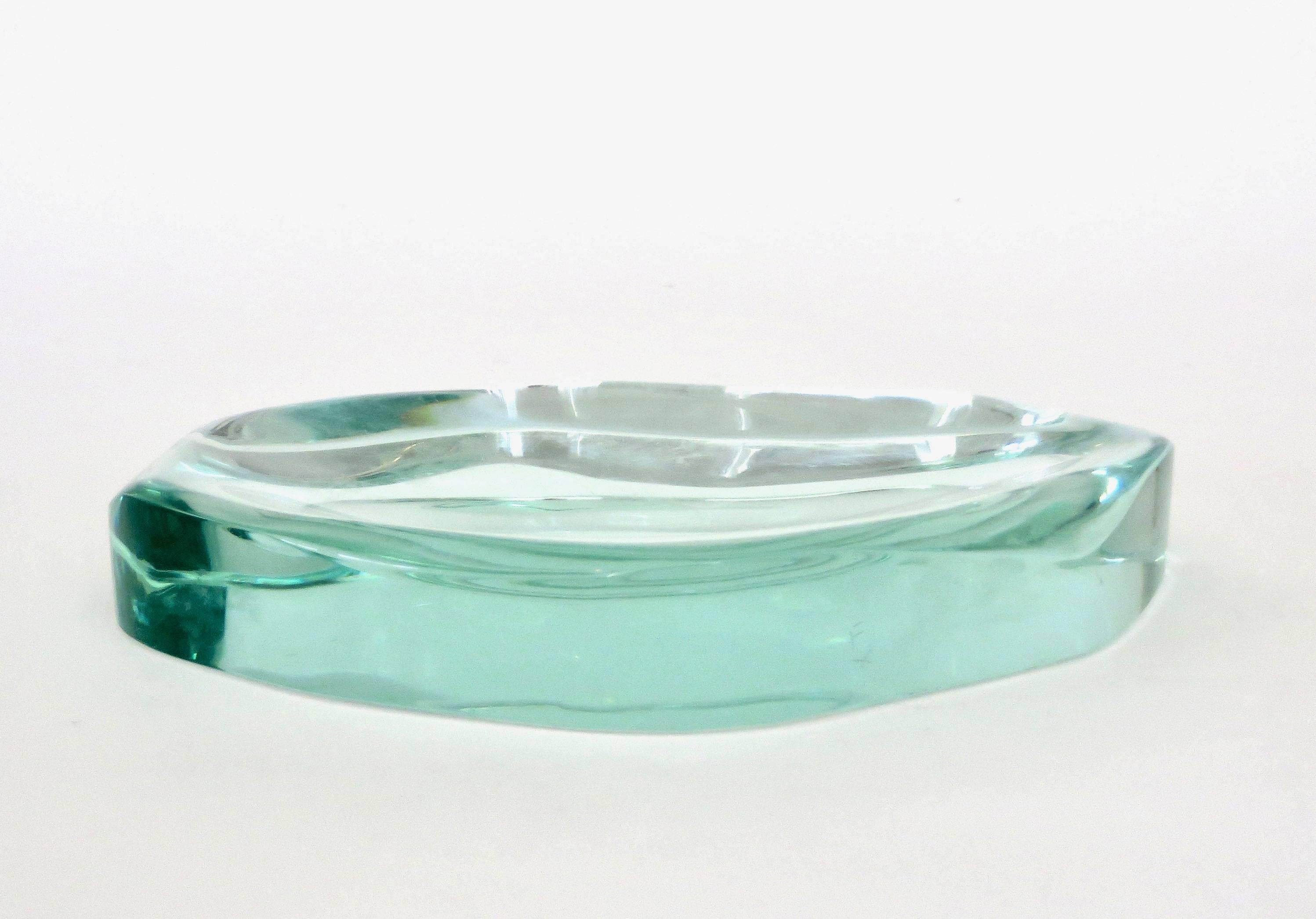Fontana Arte Glass Dish or Vide Poche by Max Ingrand 3