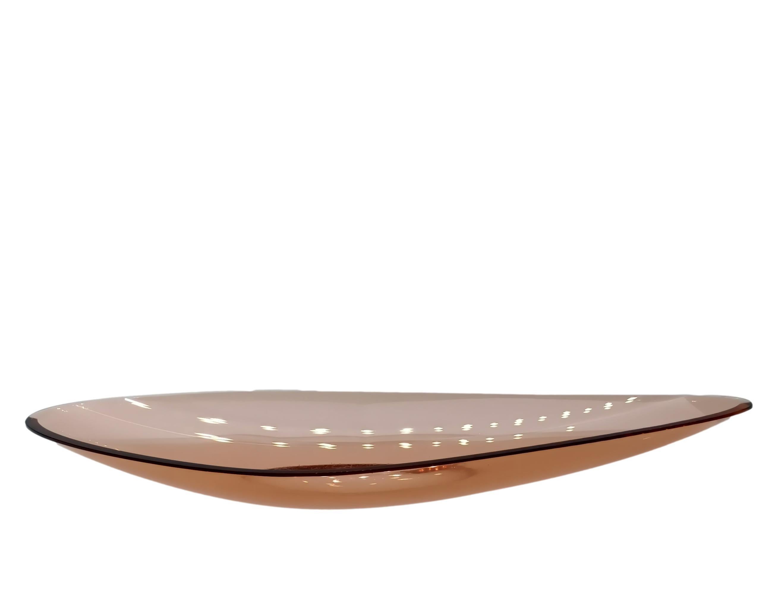 Italian Fontana Arte Grande Centrotavola in Vetro Mod.1639, Italia 1960s in vendita