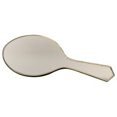 Fontana Arte hand mirror. Italy c1950
