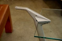 Fontana Arte Industrial Metal Handled Bar Cart