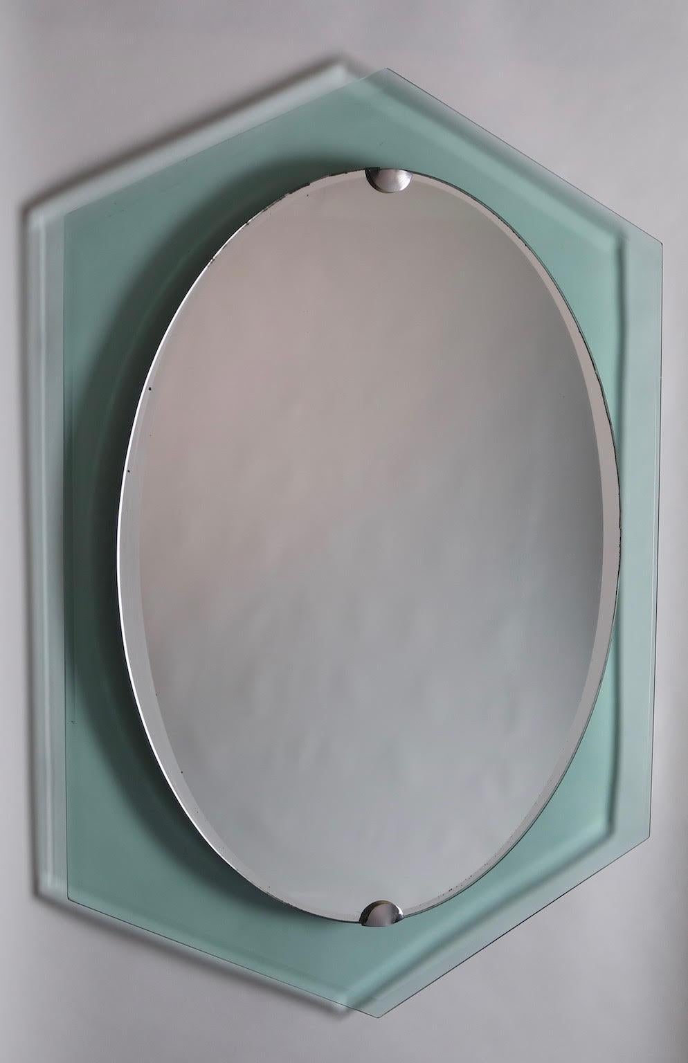 Fontana Arte Italian Midcentury Mirror 1