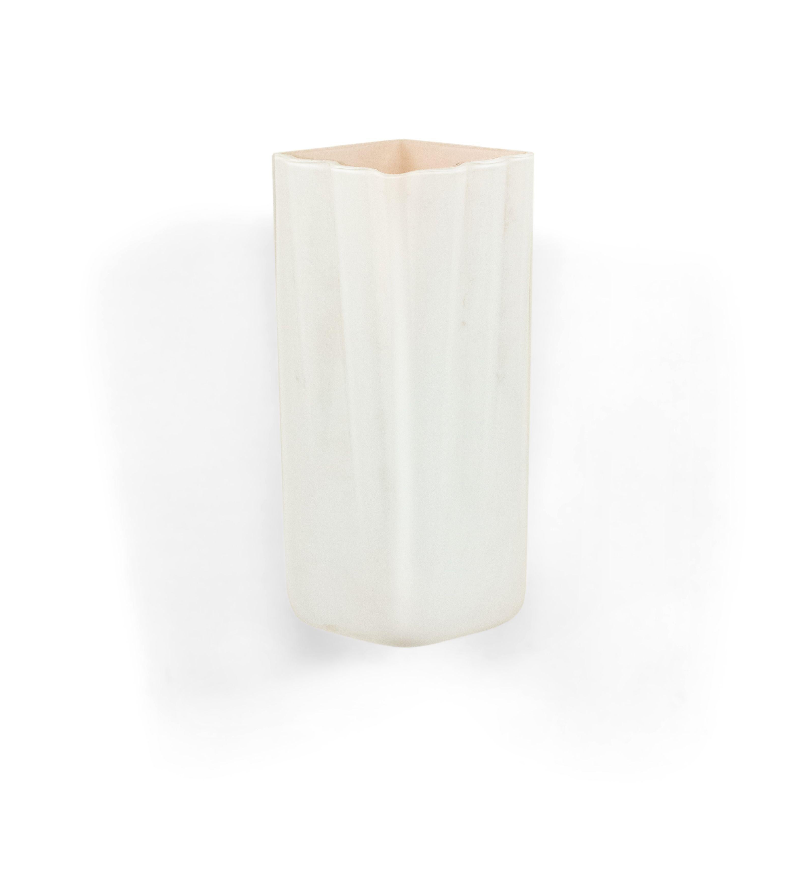 20th Century Fontana Arte Italian Mid-Century Murano Incalmato Glass Wall Sconces For Sale
