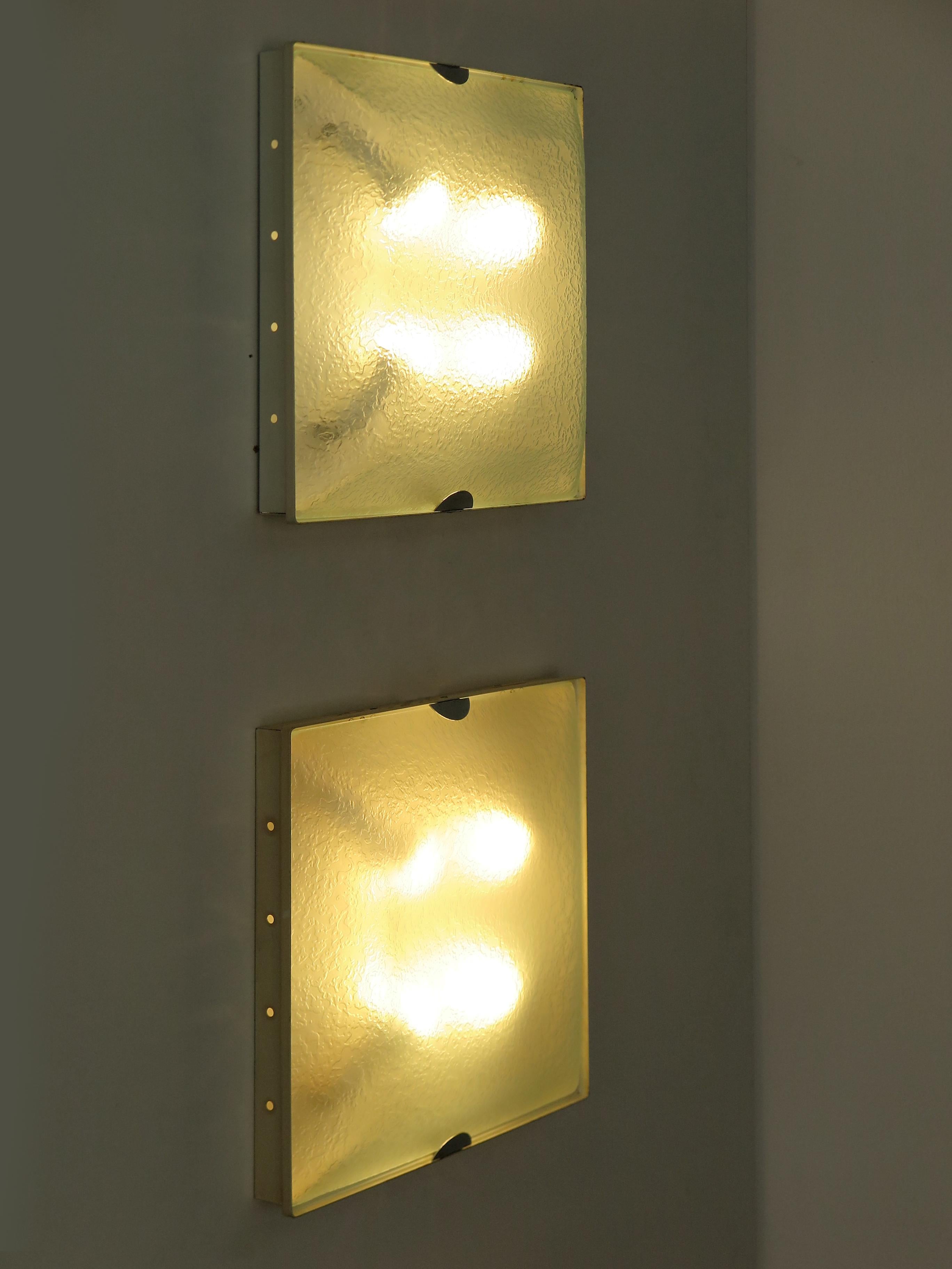 Italian midcentury modern design sconces wall lamps or ceiling lamps ‘1940