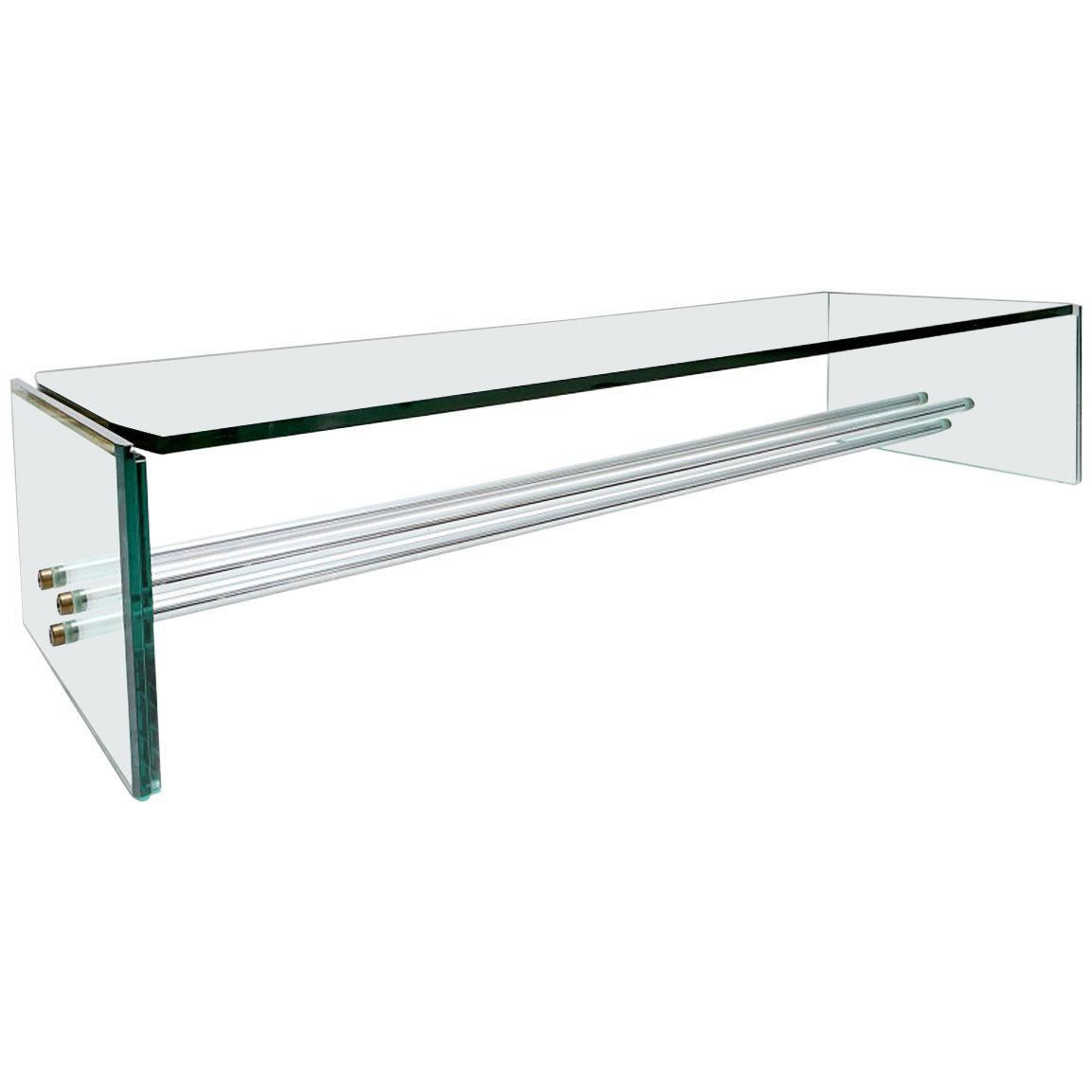 Grande table basse en verre Fontana Arte