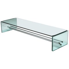 Used Fontana Arte Large Glass Coffee Table