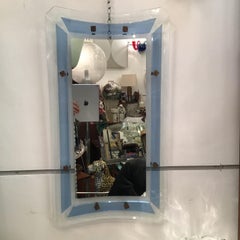 Fontana Arte "Luigi Fontana" Specchio in vetro e ottone, 1940, Italia