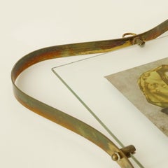 Fontana Arte Madonna and Child Brass Frame, Italy 1950s