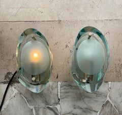 FONTANA ARTE - MAX INGRAND - Coppia appliques modello 2093 - ITALIA 1960.