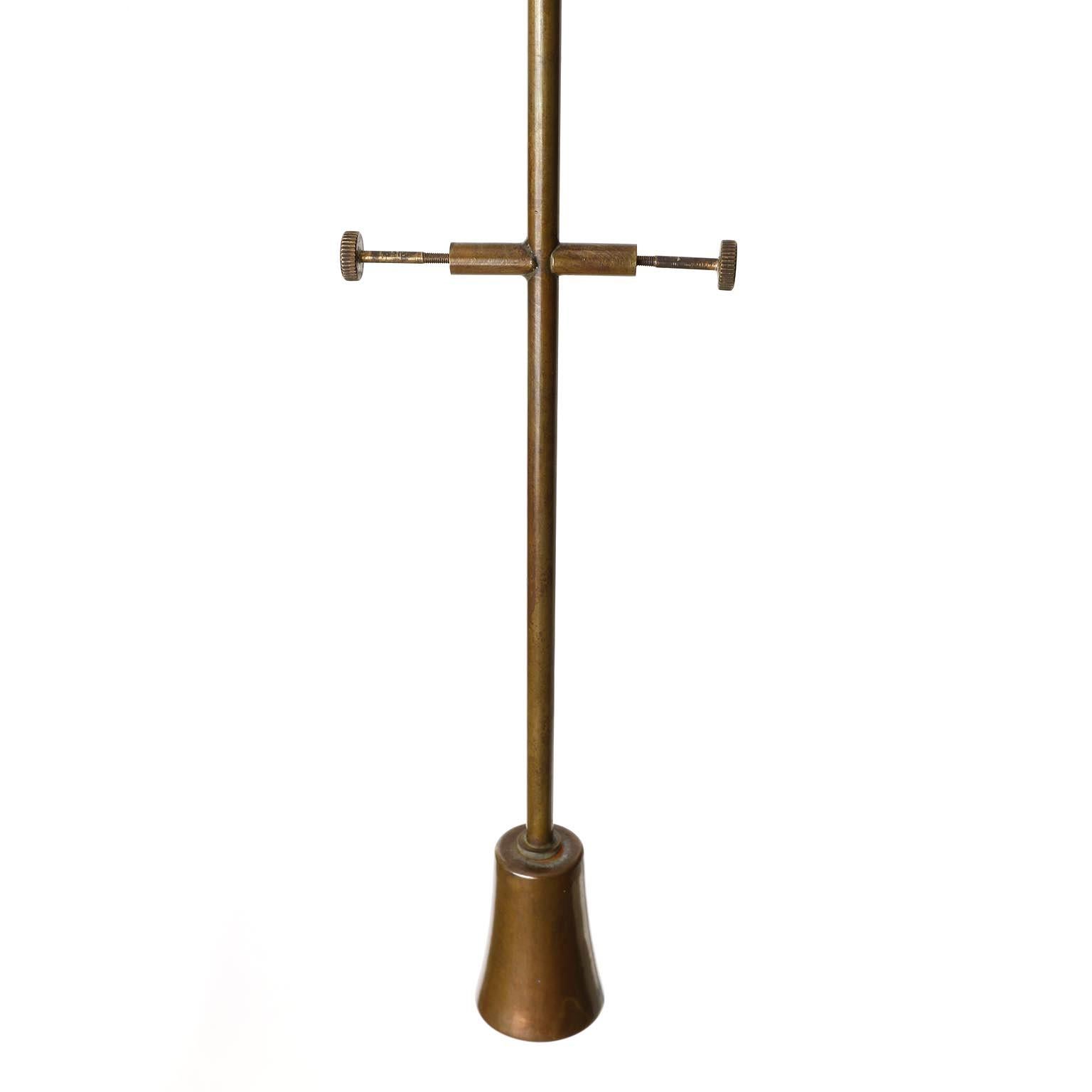 Fontana Arte Max Ingrand lampe pendante 2259, laiton pantiné de verre, Italie, années 1960 en vente 10