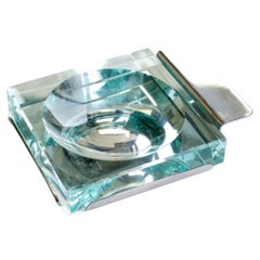 Fontana Arte Mazza Krupp Gramigna Crystal Glass Pocket Vide Poche