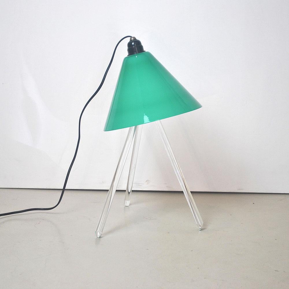 A production of late 1980s with this lamp 