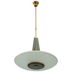 Fontana Arte Mid-Century Modern Italian Chandelier by Max Ingrand, 1950s