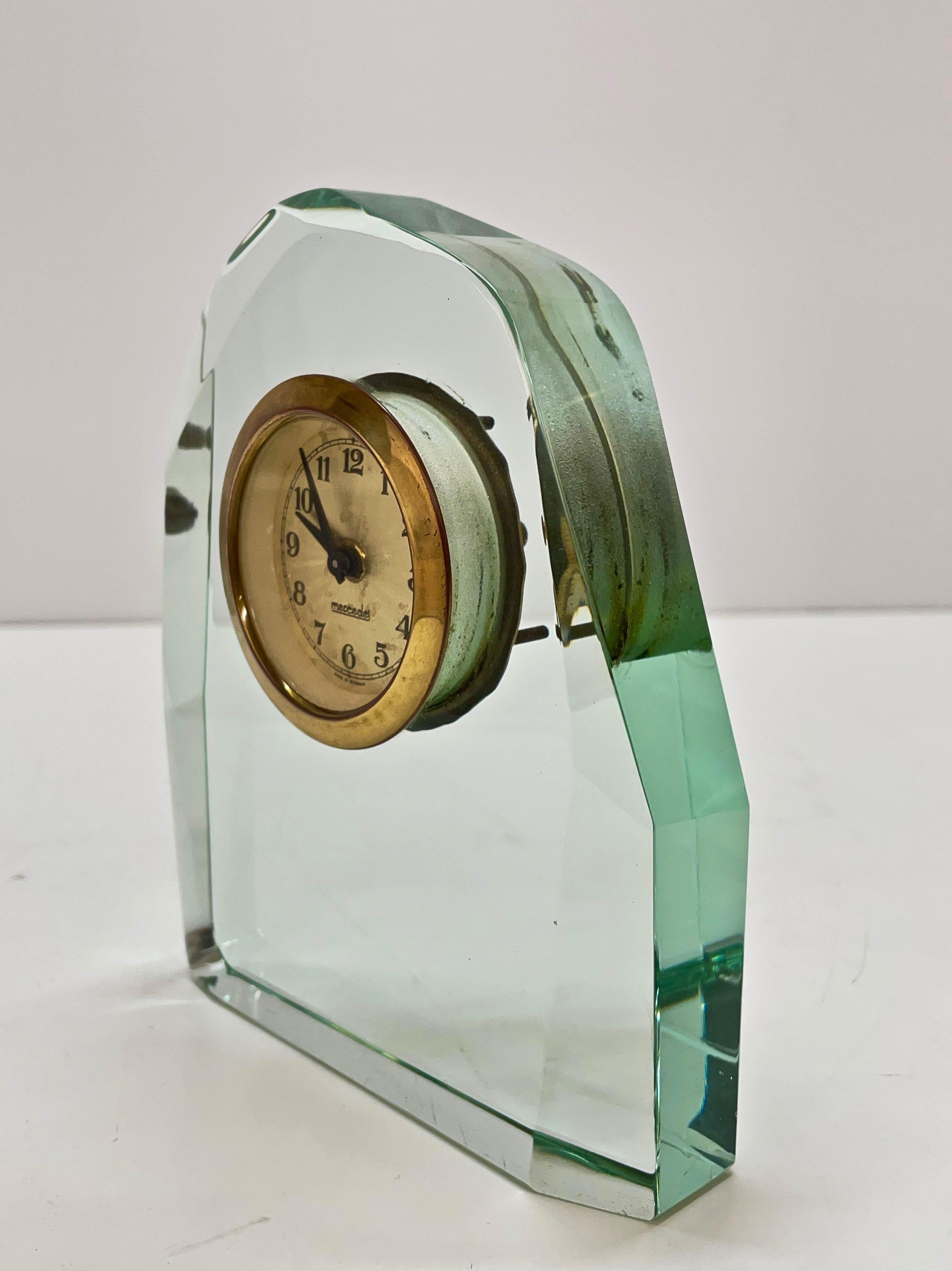 linden crystal clock