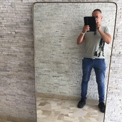 FONTANA ARTE MIRROR BRASS WOOD GLASS 1940 Italy